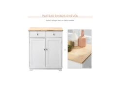 Buffet 2 Portes MONIA Blanc -Mobilier De Restaurant buffet 19194465