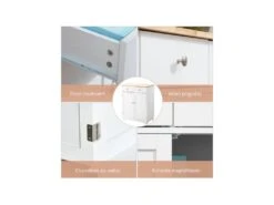 Buffet 2 Portes MONIA Blanc -Mobilier De Restaurant buffet 19194467