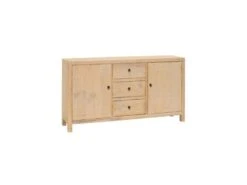 Buffet 2 Portes 3 Tiroirs Bois D'orme Massif - FILO