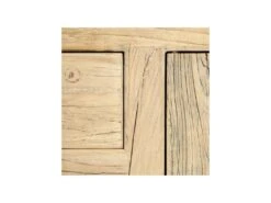 Buffet 6 Tiroirs 2 Portes Bois Naturel Clair - ODENSE -Mobilier De Restaurant buffet 19438019