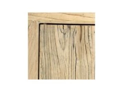 Buffet 6 Tiroirs 2 Portes Bois Naturel Clair - ODENSE -Mobilier De Restaurant buffet 19438021