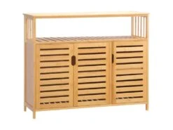 Buffet 3 Portes CARLA En Bambou