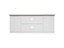 Buffet Avec 2 Portes Coulissantes + Compartiments - étagères Réglables - Blanc -Mobilier De Restaurant buffet 21026417