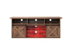 Buffet Avec 2 Portes Coulissantes + Compartiments - étagères Réglables - Marron Foncé -Mobilier De Restaurant buffet 21026633