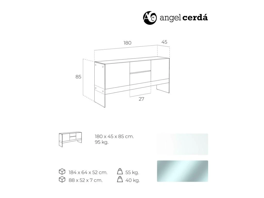 Buffet Bois Avec Latéraux En Verre 8 Buffet Bois Avec Latéraux En Verre – Image 8