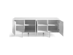 Buffet Laqué Et Détails Acier Chromé Pieds Acier Chromé -Mobilier De Restaurant buffet 21305931