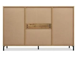 Buffet Avec 2 Portes + 3 Tiroirs + étagères Réglables - Naturel -Mobilier De Restaurant buffet 22040959