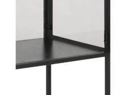 Sea Vitrine A, 2 Portes Vitrées Et 4 Tablettes De Rangement, Noir. -Mobilier De Restaurant buffet 22047503