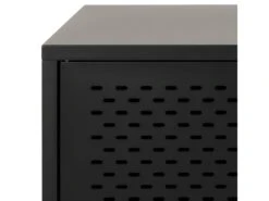 Newcastle Buffet L125 Avec 3 Portes Grillagées En Métal Noir. -Mobilier De Restaurant buffet 22047559