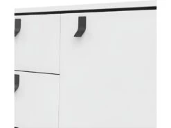 Rye Buffet 2 Portes, 2 Tiroirs Blancs Mat. -Mobilier De Restaurant buffet 22086337