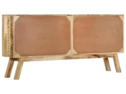 Buffet Marron Et Noir 160x30x76 Cm Bois Massif De Manguier -Mobilier De Restaurant buffet 22561543