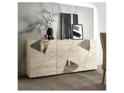 Buffet 3 Portes Finition Chêne - METRIA