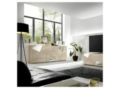 Buffet 3 Portes Finition Chêne - METRIA -Mobilier De Restaurant buffet 22677141