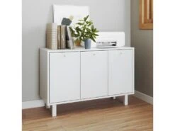 Buffet Blanc 3 Portes 3 Niches HI -Mobilier De Restaurant buffet 22969943