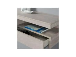 Meuble D'entrée 1 Porte 1 Tiroir Chêne Clair - GINO -Mobilier De Restaurant buffet 22993347