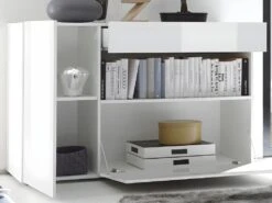 Buffet ALTAIR - 2 Portes & 1 Tiroir - Coloris : Blanc Laqué 14 Buffet ALTAIR - 2 Portes & 1 Tiroir - Coloris : Blanc Laqué -Mobilier De Restaurant buffet 381815