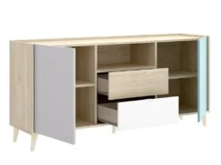 Buffet BICA - 2 Portes & 2 Tiroirs - Multicolores -Mobilier De Restaurant buffet 382181