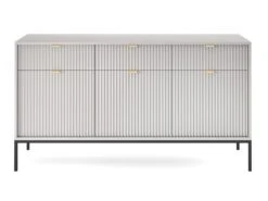 Buffet Avec 3 Portes Et 3 Tiroirs - Gris - LIOUBA De Pascal MORABITO -Mobilier De Restaurant buffet 578785