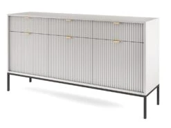 Buffet Avec 3 Portes Et 3 Tiroirs - Gris - LIOUBA De Pascal MORABITO -Mobilier De Restaurant buffet 578787