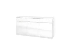 Buffet, Bahut, Enfilade Moyen Modèle FABIO 3 Portes, 3 Tiroirs. Meuble Idéal Pour Votre Salon Ou Salle à Manger