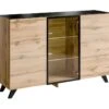 Buffet, Bahut Modèle TINO + LED. Meuble Type Scandinave. Enfilade Design Pour Votre Salon Ou Salle à Manger.