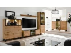 Buffet, Bahut Modèle TINO + LED. Meuble Type Scandinave. Enfilade Design Pour Votre Salon Ou Salle à Manger. -Mobilier De Restaurant buffet 8933557
