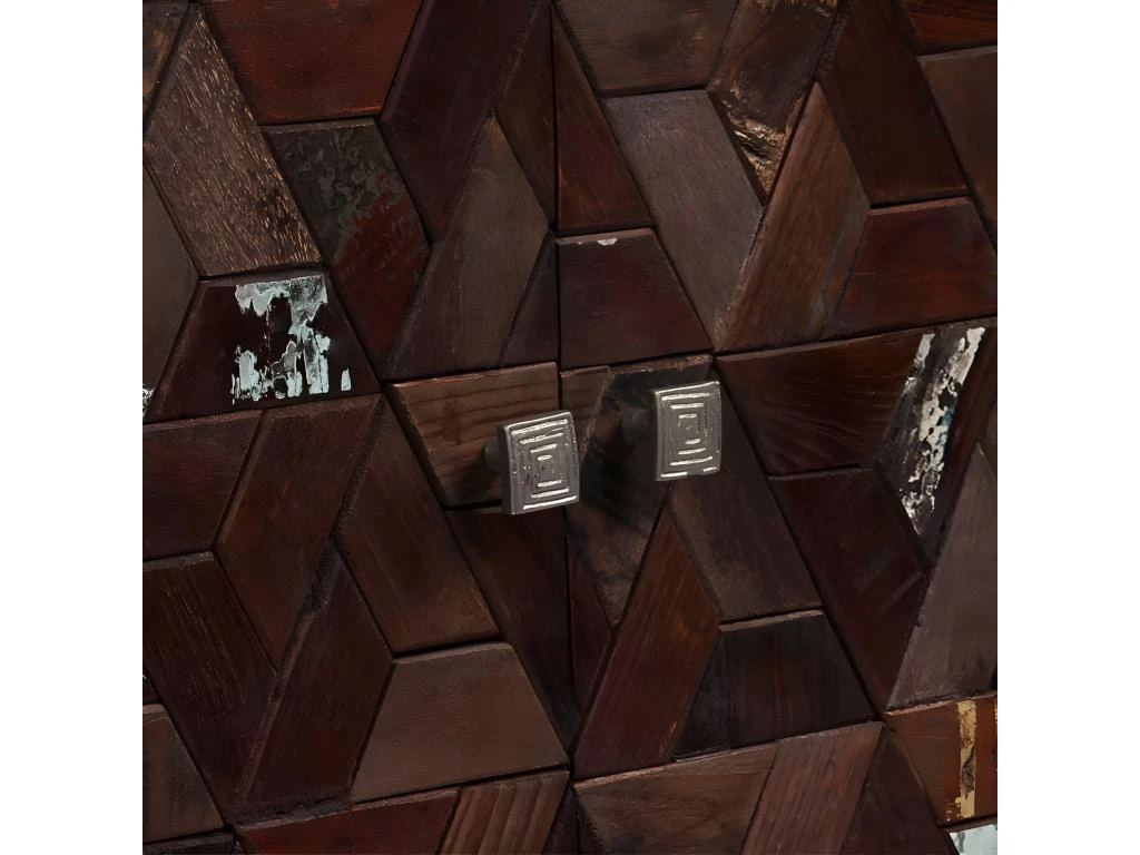 Buffet Bahut Armoire Console Meuble De Rangement Bois De Récupération Solide 76 Cm 4402087 2 Buffet Bahut Armoire Console Meuble De Rangement Bois De Récupération Solide 76 Cm 4402087 – Image 2