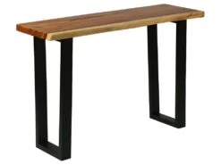 Buffet Bahut Armoire Console Meuble De Rangement Bois D'arbre à Pluie Massif 110 Cm 4402277