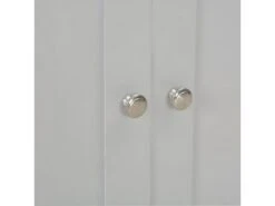 Buffet Bahut Armoire Console Meuble De Rangement Gris 112 Cm 4402264 -Mobilier De Restaurant buffet 8934799