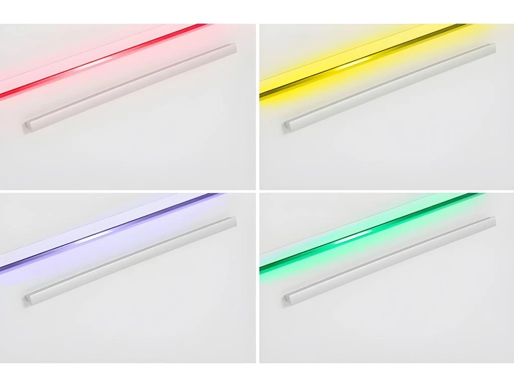 Buffet Design RIO, 2 Portes Et 4 Tiroirs. Coloris Blanc Brillant. LED Incluses 5 Buffet Design RIO, 2 Portes Et 4 Tiroirs. Coloris Blanc Brillant. LED Incluses – Image 5