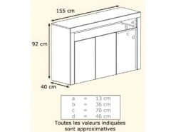 Buffet Noir Mat Et Blanc Laqué Avec Led 6 Buffet Noir Mat Et Blanc Laqué Avec Led -Mobilier De Restaurant buffet 9527173