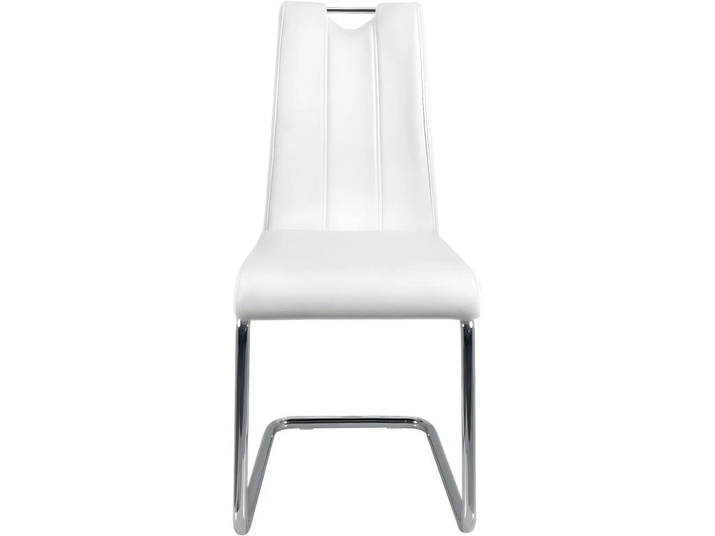 KAYELLES Lot De 2 Chaises De Salle à Manger Design Contemporain ABLA (blanc) 2 KAYELLES Lot De 2 Chaises De Salle à Manger Design Contemporain ABLA (blanc) – Image 2