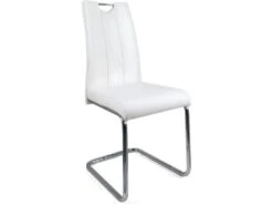 KAYELLES Lot De 2 Chaises De Salle à Manger Design Contemporain ABLA (blanc) 7 KAYELLES Lot De 2 Chaises De Salle à Manger Design Contemporain ABLA (blanc) -Mobilier De Restaurant chaise 10026635