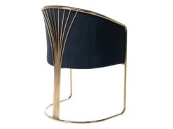 Chaise Avec Accoudoirs En Velours Et Métal - Noir Et Doré - JOSETHE De Pascal MORABITO 8 Chaise Avec Accoudoirs En Velours Et Métal - Noir Et Doré - JOSETHE De Pascal MORABITO -Mobilier De Restaurant chaise 10855221