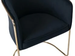 Chaise Avec Accoudoirs En Velours Et Métal - Noir Et Doré - JOSETHE De Pascal MORABITO 9 Chaise Avec Accoudoirs En Velours Et Métal - Noir Et Doré - JOSETHE De Pascal MORABITO -Mobilier De Restaurant chaise 10855231