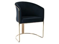 Lot De 2 Chaises Avec Accoudoirs En Velours Et Métal - Noir Et Doré - JOSETHE De Pascal MORABITO 8 Lot De 2 Chaises Avec Accoudoirs En Velours Et Métal - Noir Et Doré - JOSETHE De Pascal MORABITO -Mobilier De Restaurant chaise 10856027