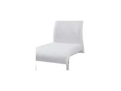 Quatuor De Chaises Simili Cuir Blanc - ROME -Mobilier De Restaurant chaise 11141827