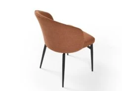 Lot De 6 Chaises En Tissu Et Métal - Terracotta - GILONA De Pascal MORABITO -Mobilier De Restaurant chaise 11175617