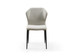 Lot De 6 Chaises En Tissu, Simili Et Métal - Gris Clair Et Beige - KIDANA De Pascal MORABITO 11 Lot De 6 Chaises En Tissu, Simili Et Métal - Gris Clair Et Beige - KIDANA De Pascal MORABITO -Mobilier De Restaurant chaise 11207901