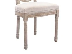 Lot De 2 Chaises - Cannage, Tissu Et Bois D'hévéa - Beige - ANTOINETTE 16 Lot De 2 Chaises - Cannage, Tissu Et Bois D'hévéa - Beige - ANTOINETTE -Mobilier De Restaurant chaise 11310825