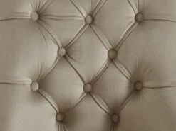 Lot De 6 Chaises En Velours Et Acier Inoxydable - Beige Et Pieds Dorés - PORILASO De Pascal MORABITO -Mobilier De Restaurant chaise 11778263