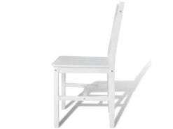 Lot De 2 Chaises De Salle à Manger Cuisine Design Classique Bois De Pin Blanc CDS020166 8 Lot De 2 Chaises De Salle à Manger Cuisine Design Classique Bois De Pin Blanc CDS020166 -Mobilier De Restaurant chaise 12443529