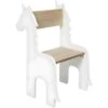 Chaise Enfant En Bois Animal Licorne