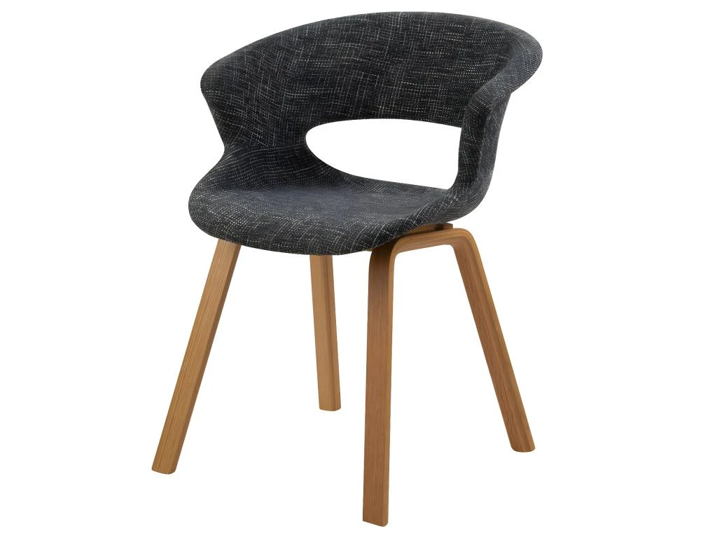 Chaise Viking En Tissu Gris Foncé 1 Chaise Viking En Tissu Gris Foncé