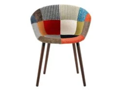 Chaise Dolly Patchwork Multicolore -Mobilier De Restaurant chaise 13001947