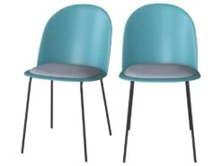 Chaise Lulu Bleue (lot De 2)