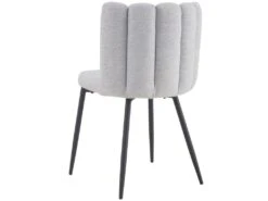 Chaise Rosy En Tissu Gris (lot De 2) -Mobilier De Restaurant chaise 13003777