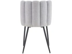 Chaise Rosy En Tissu Gris (lot De 2) -Mobilier De Restaurant chaise 13003779