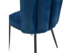 Chaise Rosy En Tissu Bleu (lot De 2) -Mobilier De Restaurant chaise 13003793