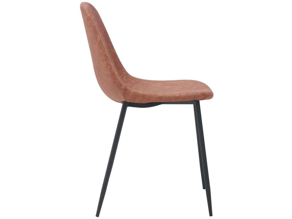 Chaise Henrik Marron Clair (lot De 2) 4 Chaise Henrik Marron Clair (lot De 2) – Image 4